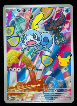 Pokemon SOBBLE MEP 054 Chaos Rising - 1st Partner FULL ART PROMO - Card A - Image 1