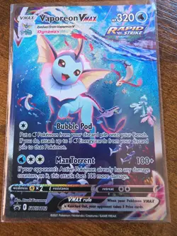 Vaporeon VMAX SWSH182 SWSH: Sword & Shield Promo Cards Holo - Image 2