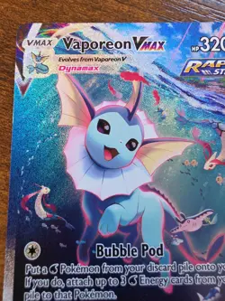 Vaporeon VMAX SWSH182 SWSH: Sword & Shield Promo Cards Holo - Image 3