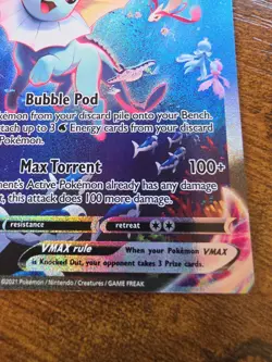 Vaporeon VMAX SWSH182 SWSH: Sword & Shield Promo Cards Holo - Image 5