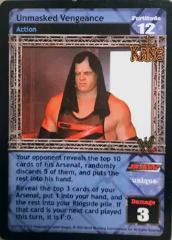 WWE Raw Deal Kane 16 Card Lot - Image 2