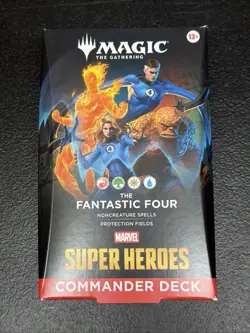 MTG Marvel Fantastic Four Commander Deck 100 Cards Magic The Gathering - Image 1