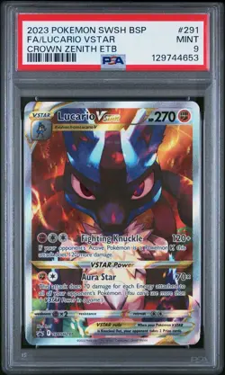 Lucario VSTAR SWSH291 SWSH: Sword & Shield Promo Cards Holo - Image 1