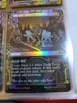 Holo Foil The Last Ronin's Technique # 223 Borderless - TMNT - MTG Game Cards - Image 2