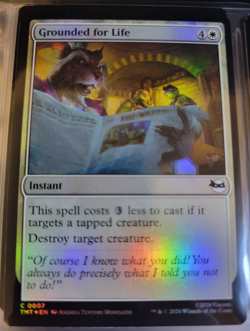 Holo Foil Grounded for Life # 7 - TMNT - MTG Cards Magic The Gathering - Image 1
