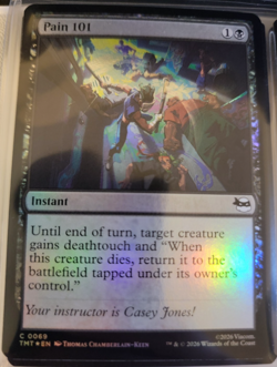 Holo Foil Pain 101 # 69 - TMNT - TMT - MTG Game Cards Magic The Gathering - Image 1