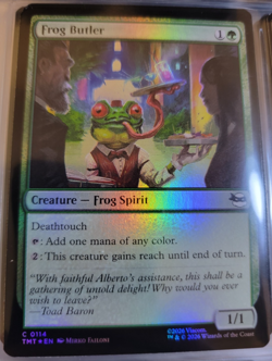 Holo Foil Frog Butler # 114 - TMNT - TMT - MTG Cards Magic The Gathering - Image 1