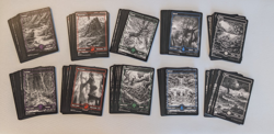 10 of each full set (100 total) FULL ART LANDS - Full set - Crimson Vow - MTG - Image 1