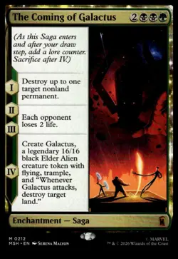 MTG Marvel Super Heroes #212 The Coming of Galactus - Near Mint or Better - Image 1