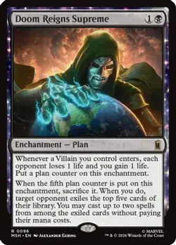 Doom Reigns Supreme 96 Rare Marvel Super Heroes Magic: The Gathering Near Mint - Image 3