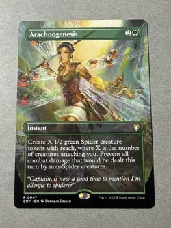 Arachnogenesis MTG CMM 0647 R NM Borderless Regular - Image 1