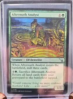 Aftermath Analyst Murders at Karlov Manor MTG Foil Moderately Played - Image 3