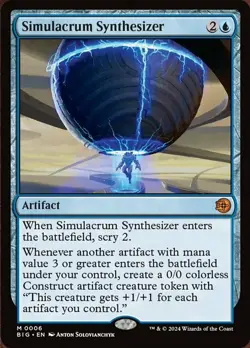 Simulacrum Synthesizer NM, English MTG Outlaws of Thunder Junction - Big Score - Image 1