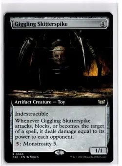 Giggling Skitterspike Duskmourn 66 LP x1 MTG Magic: the Gathering - Image 1