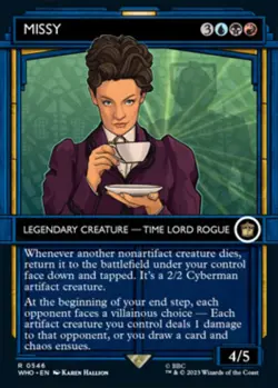 MTG Dr. Who - MISSY - Showcase Surge Foil Rare NM/M WHO - Image 1