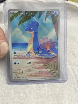 Pokemon TCG Destined Rivals EN Misty's Lapras IR Card 194/182 💎Near Mint💎 - Image 1