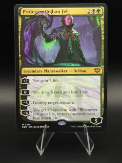 MTG Professor Dellian Fel 214 Secrets of Strixhaven NM Regular - Image 1