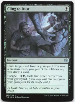 Cling to Dust 87 Uncommon Theros Beyond Death Magic: The Gathering Foil NM - Image 1