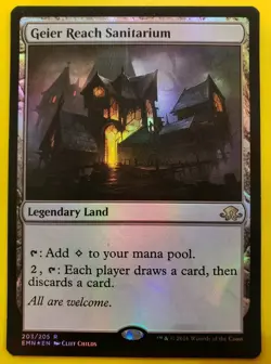 MTG Magic the Gathering Geier Reach Sanitarium (203/234) Eldritch Moon LP FOIL - Image 1