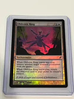 *foil OBLIVION RING Lorwyn MTG Magic the Gathering - Image 1