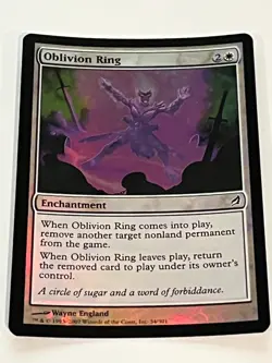 *foil OBLIVION RING Lorwyn MTG Magic the Gathering - Image 2
