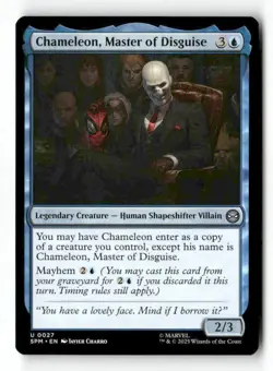 Chameleon, Master of Disguise 27 Uncommon MTG SPM NM - Image 4