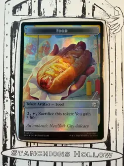 MTG Food Robot Double-Sided Token - Marvel's Spider-Man (SPM) 0006 NM *Foil* - Image 2