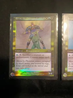 Ertai, the Corrupted (Alt. Art Foil) and (Normal Art Foil) set Planeshift MTG - Image 3