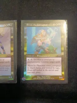 Ertai, the Corrupted (Alt. Art Foil) and (Normal Art Foil) set Planeshift MTG - Image 4