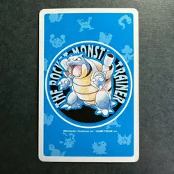 S2583 Zapdos 4 of Diamonds Blue Blastoise Deck Playing Poker Card Pokemon - Image 2