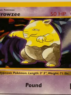 Shadowless Drowzee Pokemon Card 1999 Base Set WOTC 49/102 - Image 2