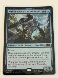 Vision, Spectral Synthezoid Marvel Super Heroes Commander Foil 644 - Image 1