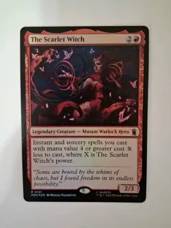 Magic The Gathering:Marvel Super Heroes-The Scarlet Witch #0151 Foil - Image 1