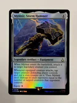Mjolnir, Storm Hammer #74 (Foil) (NM) Assassin's Creed Magic The Gathering MTG - Image 1
