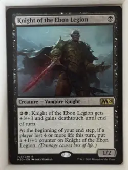Knight of the Ebon Legion R Core Set 2020 105 NM - Image 1