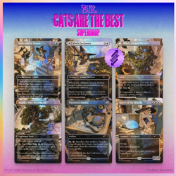 MTG Witch’s Familiar FOIL - Cats are the Best - Secret Lair PRESALE - Image 1