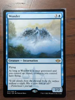 MTG Magic the Gathering: Modern Horizons 2: Wonder #271/303 Rare - NM - Image 1