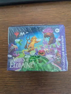 MTG MAGIC WILDS OF ELDRAINE COLLECTOR BOOSTER BOX (12 PACKS) FACTORY SEALED 195166231945 - Image 1
