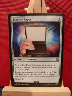 Psychic Paper - Dr. Who (Universes Beyond) - Uncommon - NM - MTG - Image 1