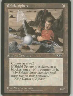 Shield Sphere Vintage Non-Foil Light Play ALL MTG - Image 1