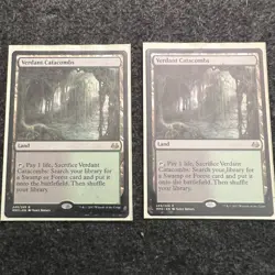 Lot of 2x Verdant Catacombs Modern Masters 2017 #249 MM2017 LP - Image 1