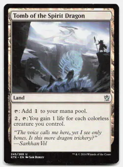 Tomb of the Spirit Dragon 245 Khans of Tarkir Magic: The Gathering Foil MP - Image 1