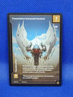Wonders of the First Tremendous Automatic Sentinel Epic Rare Existence - Image 1