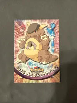 Kangaskhan #115 -BLUE LOGO - NON-HOLO - SERIES 2 - TOPPS POKEMON CARD -LP - Image 1