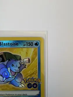Pokemon TCG Radiant Blastoise Holo Card 018/078 Pokemon Go NM - Image 4