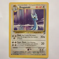 Dragonair 22/130 Base Set 2 Rare Non-Holo HP Pokemon Card 0036 - Image 1