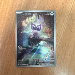 Noibat 169/159 Illustration Rare 2025 Pokemon Journey Together Full Art Card NM+ - Image 1