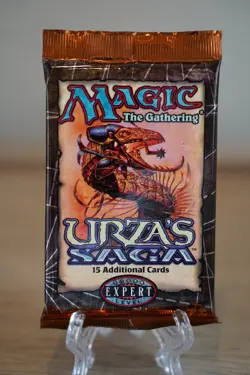 MTG Urza's Saga Booster Pack Factory Sealed Expert Level 15 Cards Vintage - Image 1