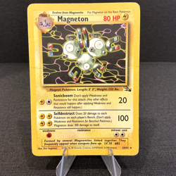 Magneton 26/62 Fossil Rare Non-Holo Vintage WOTC Pokemon TCG Card - Image 1