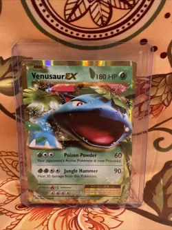 Pokemon TCG Venusaur-EX XY Evolutions 1/108 Holo Holo Rare EX Trading Card - Image 1